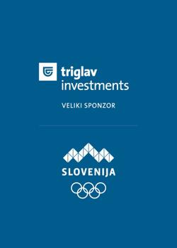 Triglav Investments - Veliki sponzor OKS