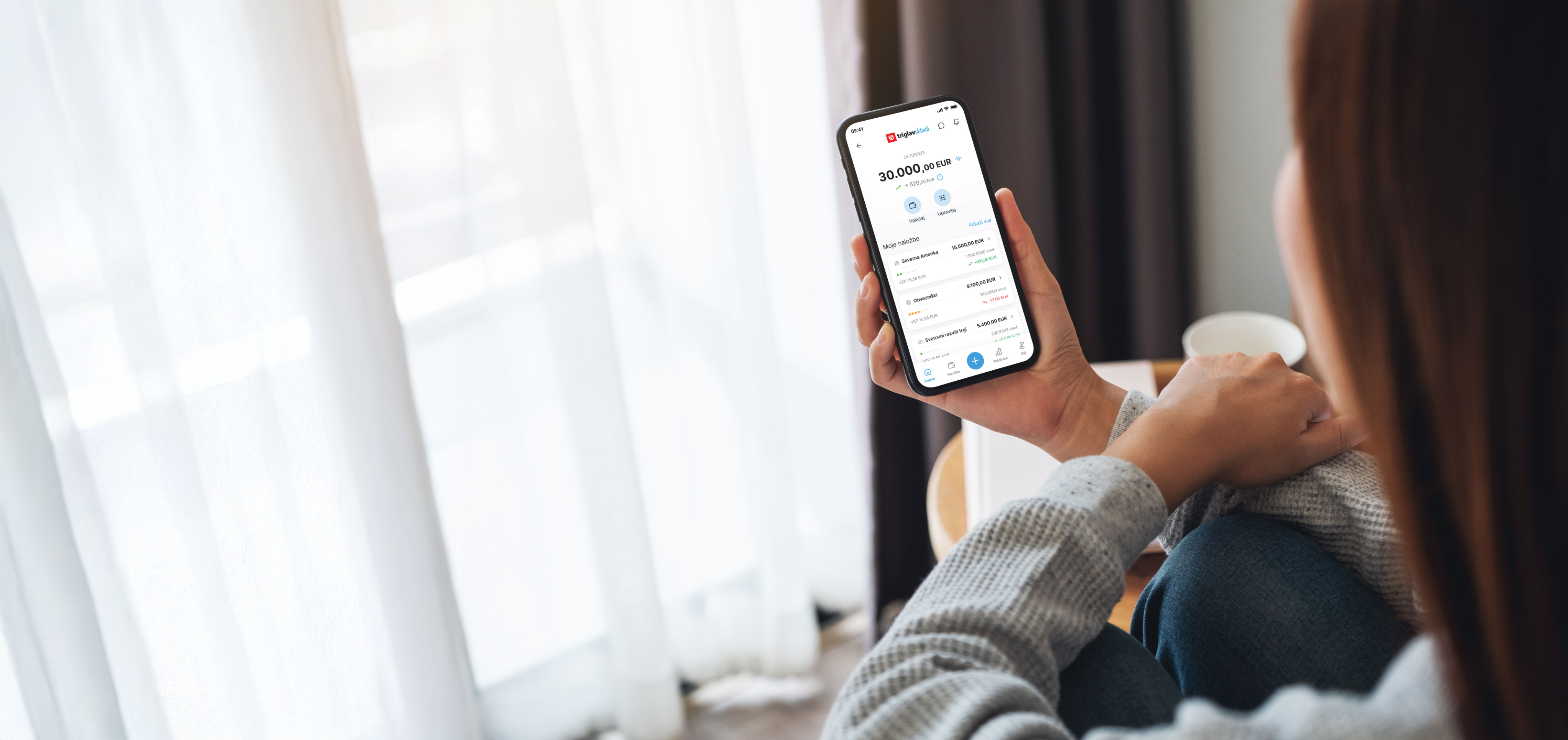 Mobilna aplikacija Triglav Investments